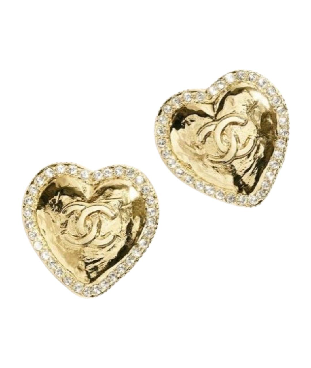 CHANEL Золотые серьги из желтого золота, фото 1