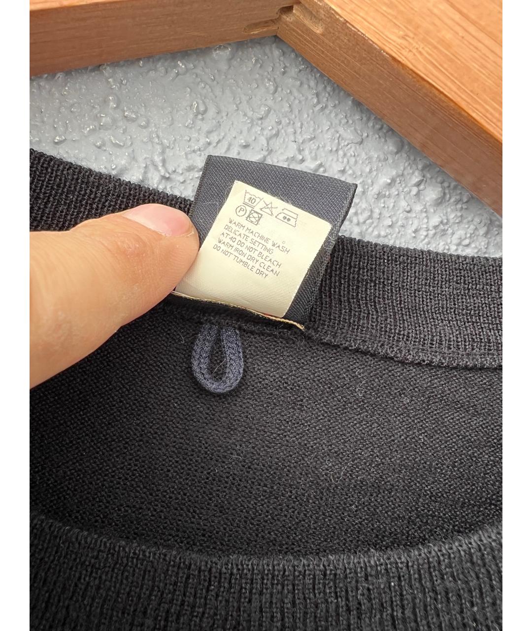 PAUL & SHARK Темно-синий шерстяной джемпер / свитер, фото 4