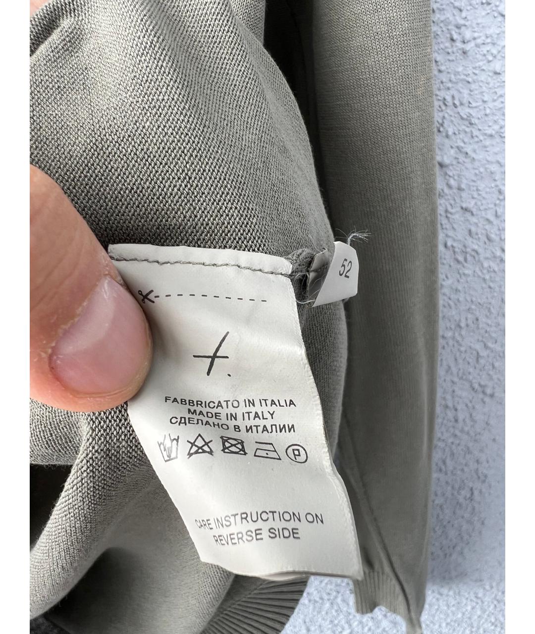 FALCONERI Серый хлопковый джемпер / свитер, фото 4