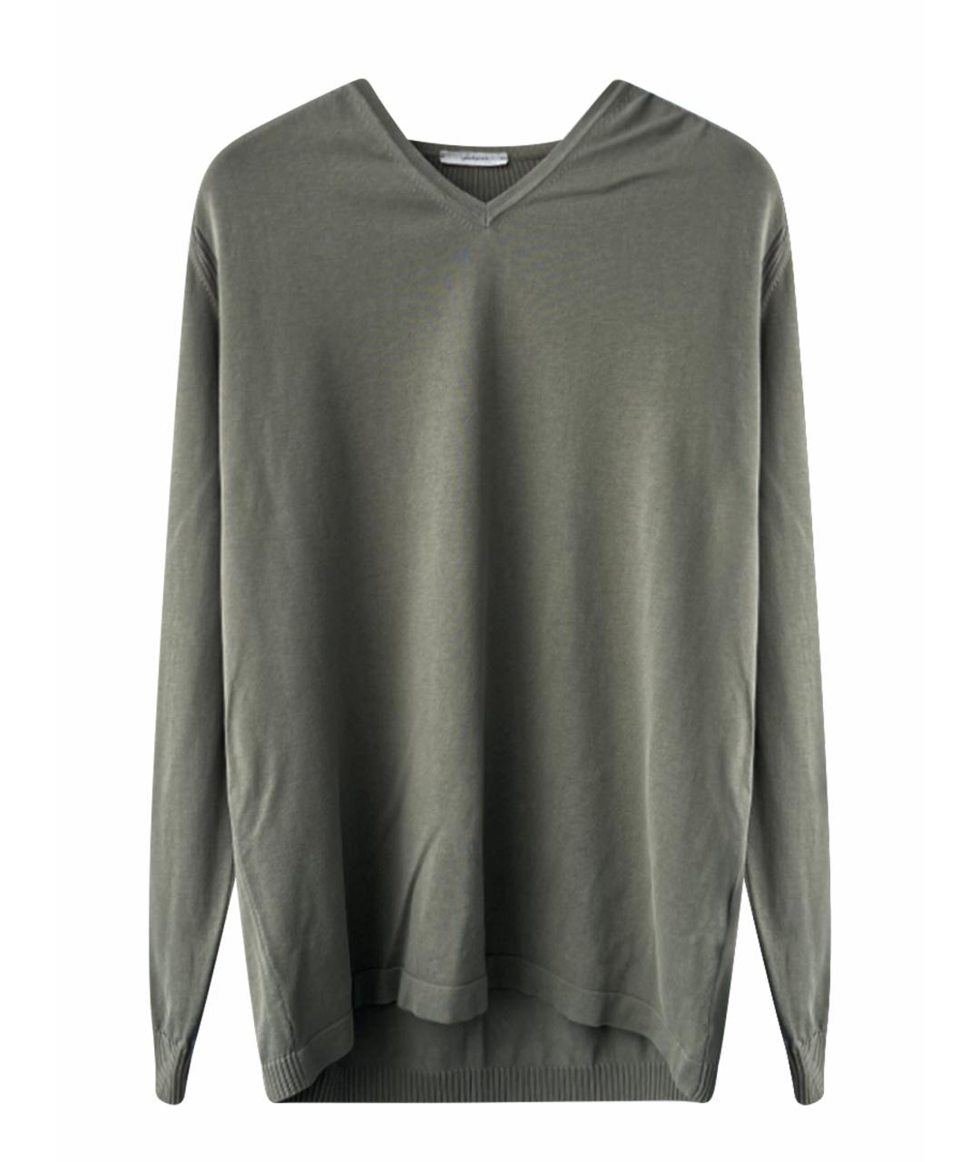 FALCONERI Серый хлопковый джемпер / свитер, фото 1