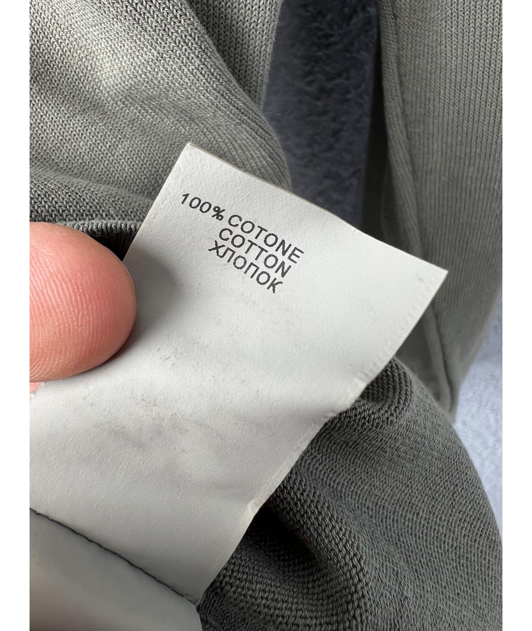 FALCONERI Серый хлопковый джемпер / свитер, фото 5