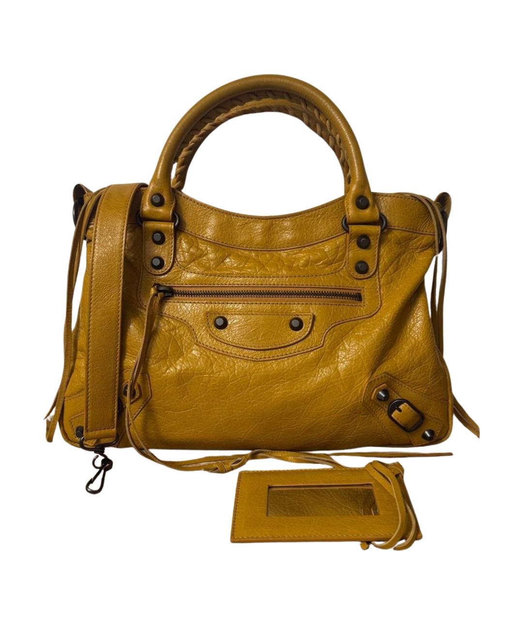 BALENCIAGA Кожаная сумка с короткими ручками, фото 1