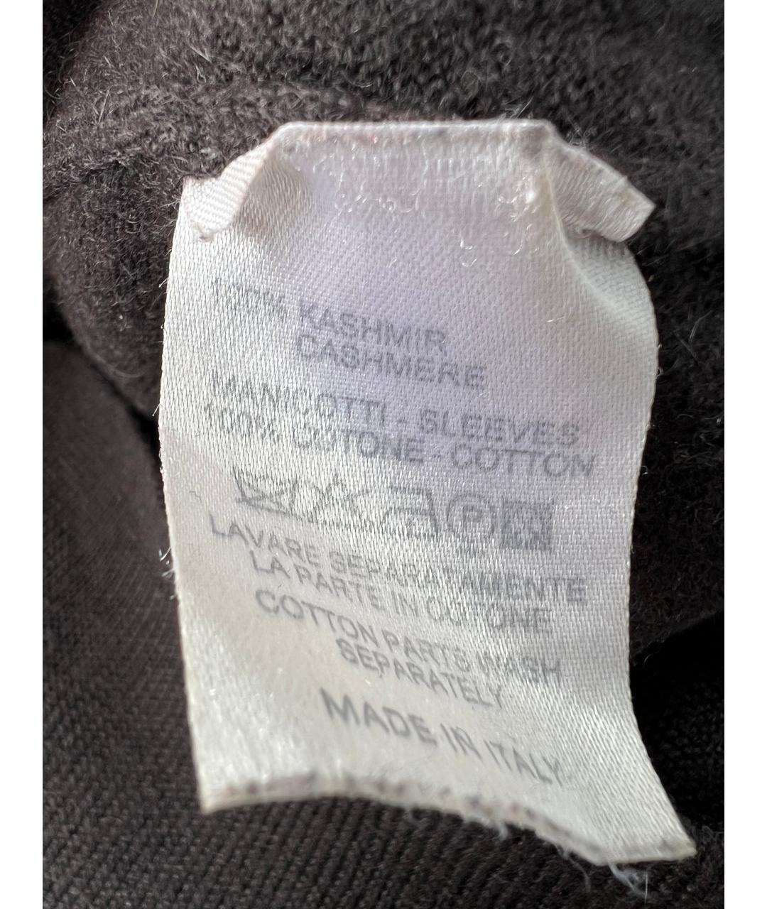 SAINT LAURENT Черный кашемировый джемпер / свитер, фото 3