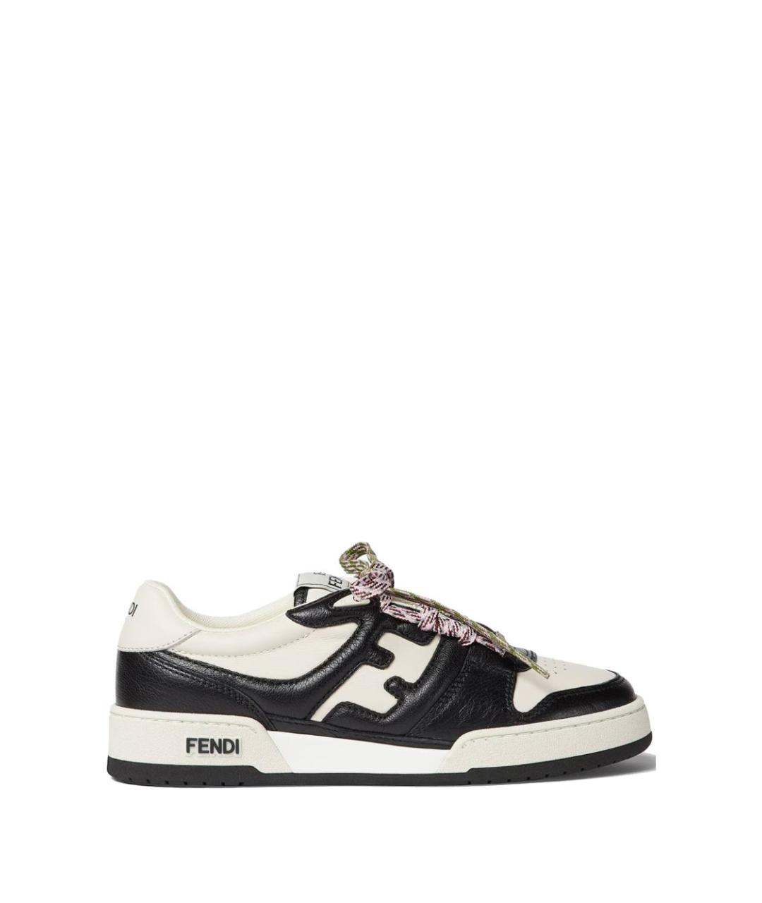 FENDI Мульти кожаные кеды, фото 1