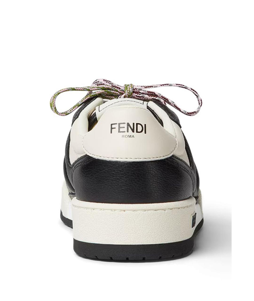 FENDI Мульти кожаные кеды, фото 2