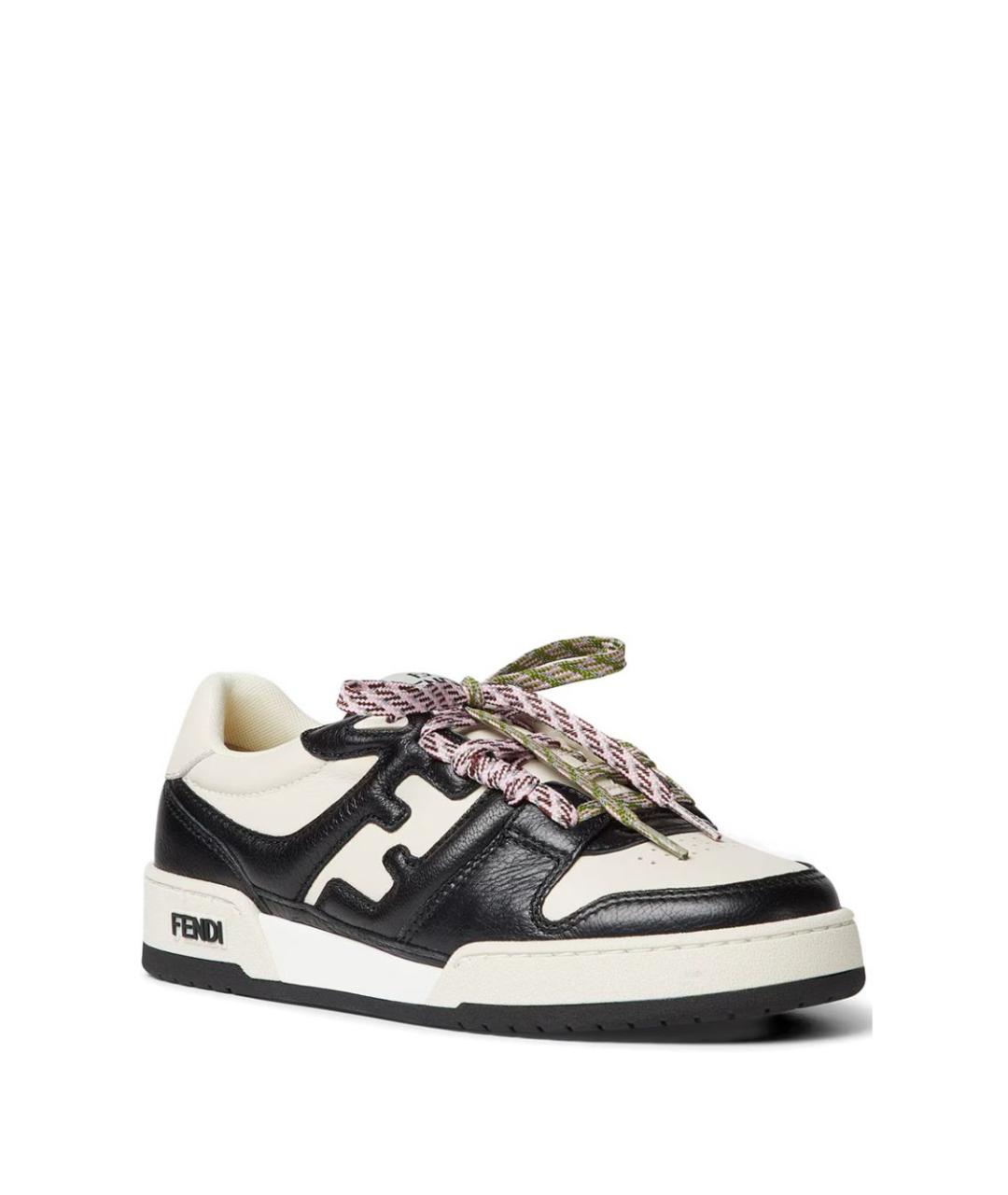 FENDI Мульти кожаные кеды, фото 3