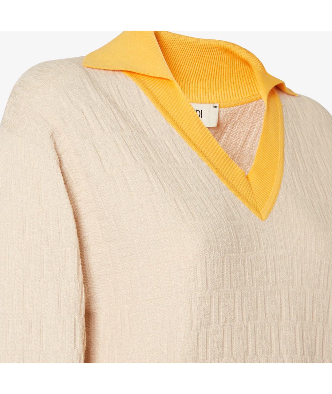 FENDI Мульти хлопковый джемпер / свитер, фото 3