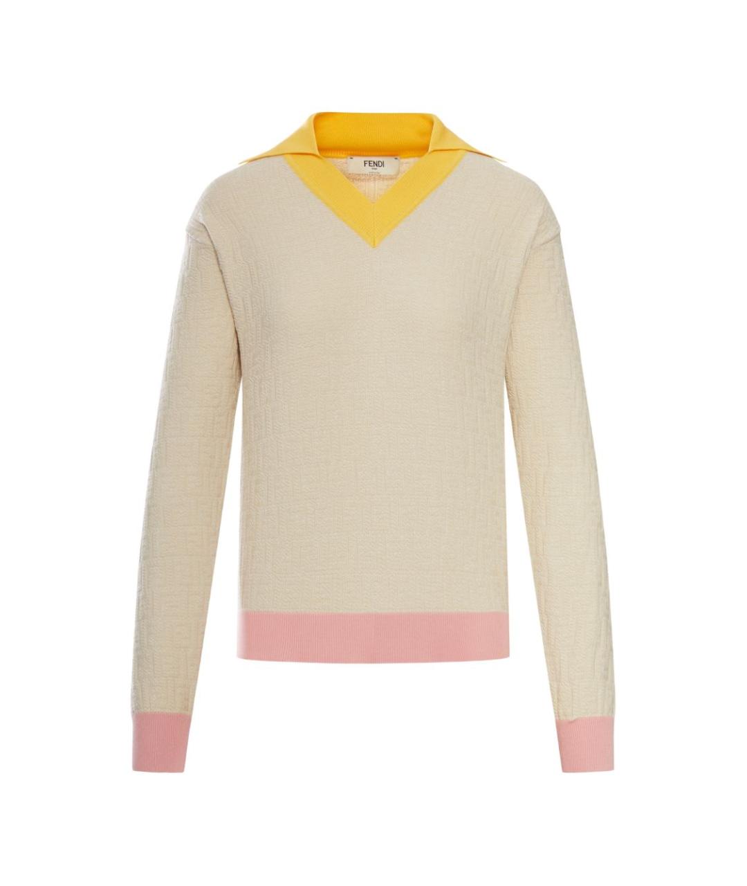 FENDI Мульти хлопковый джемпер / свитер, фото 1