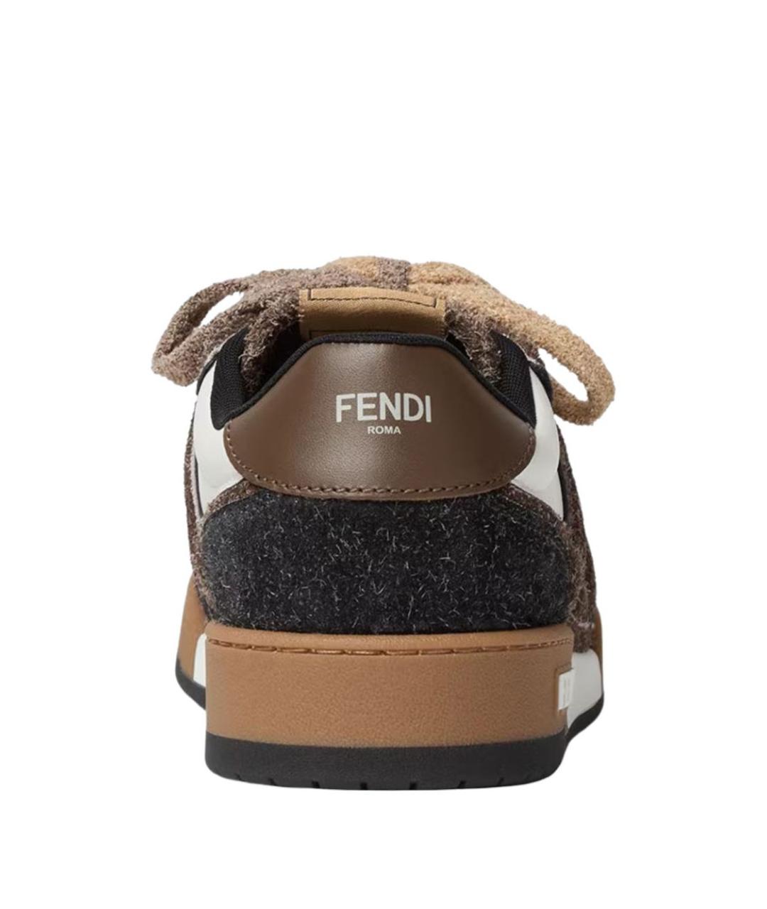 FENDI Мульти кожаные низкие кроссовки / кеды, фото 2