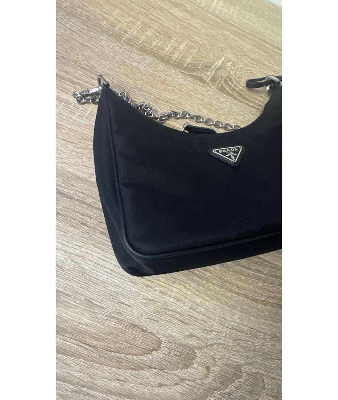 PRADA Черная сумка через плечо, фото 4