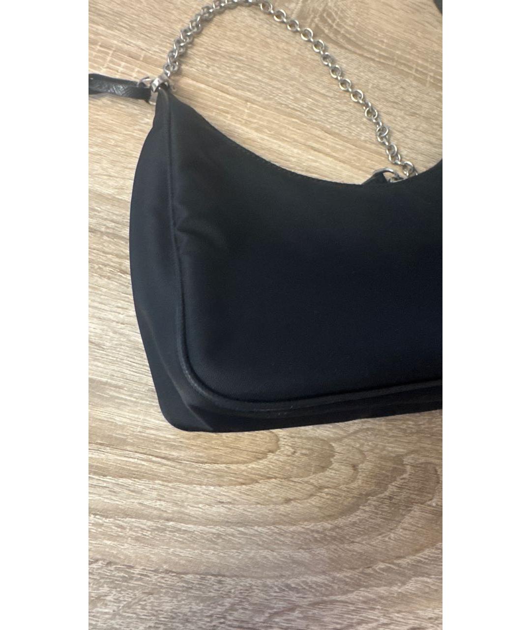 PRADA Черная сумка через плечо, фото 5