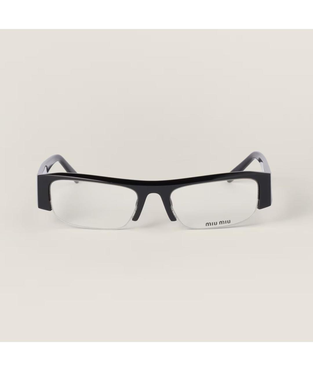 MIU MIU Черные металлические солнцезащитные очки, фото 5