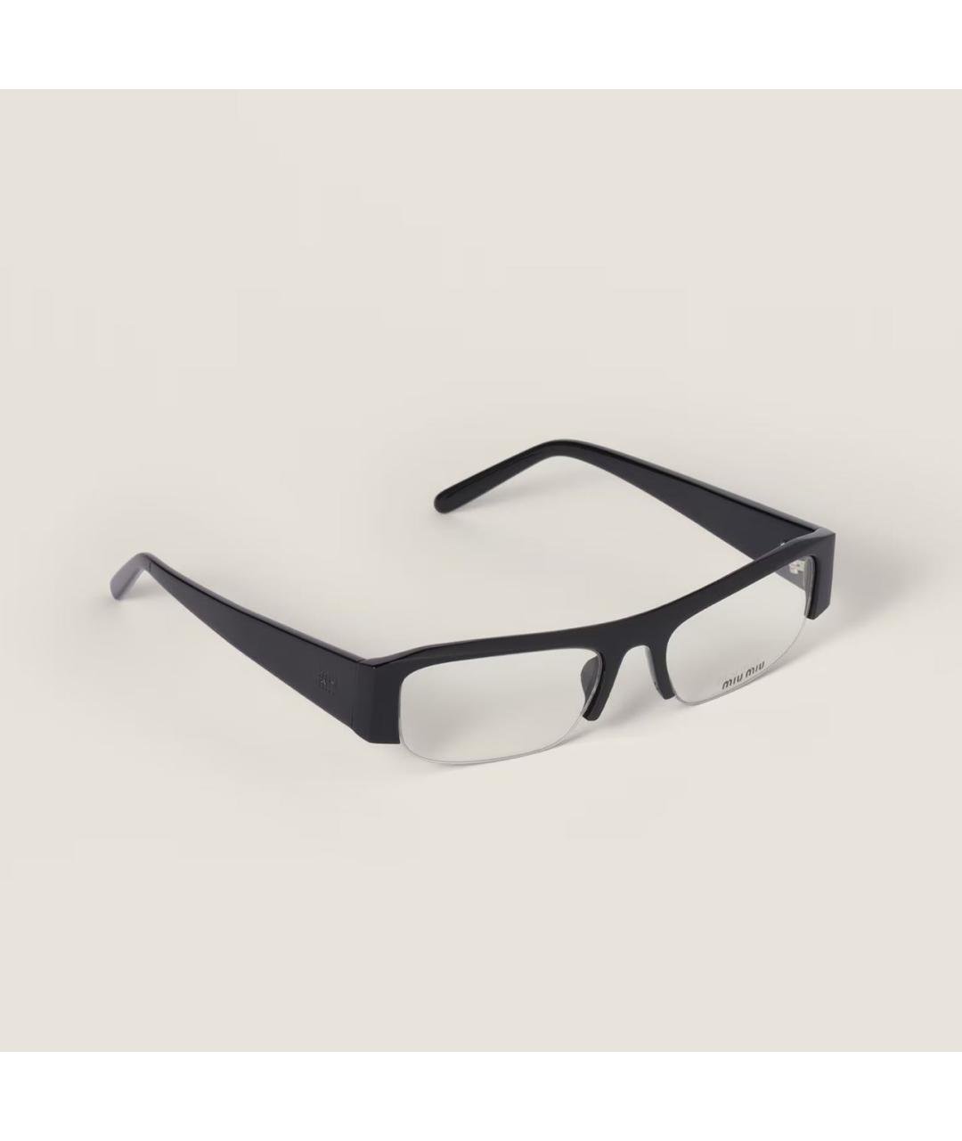 MIU MIU Черные металлические солнцезащитные очки, фото 2