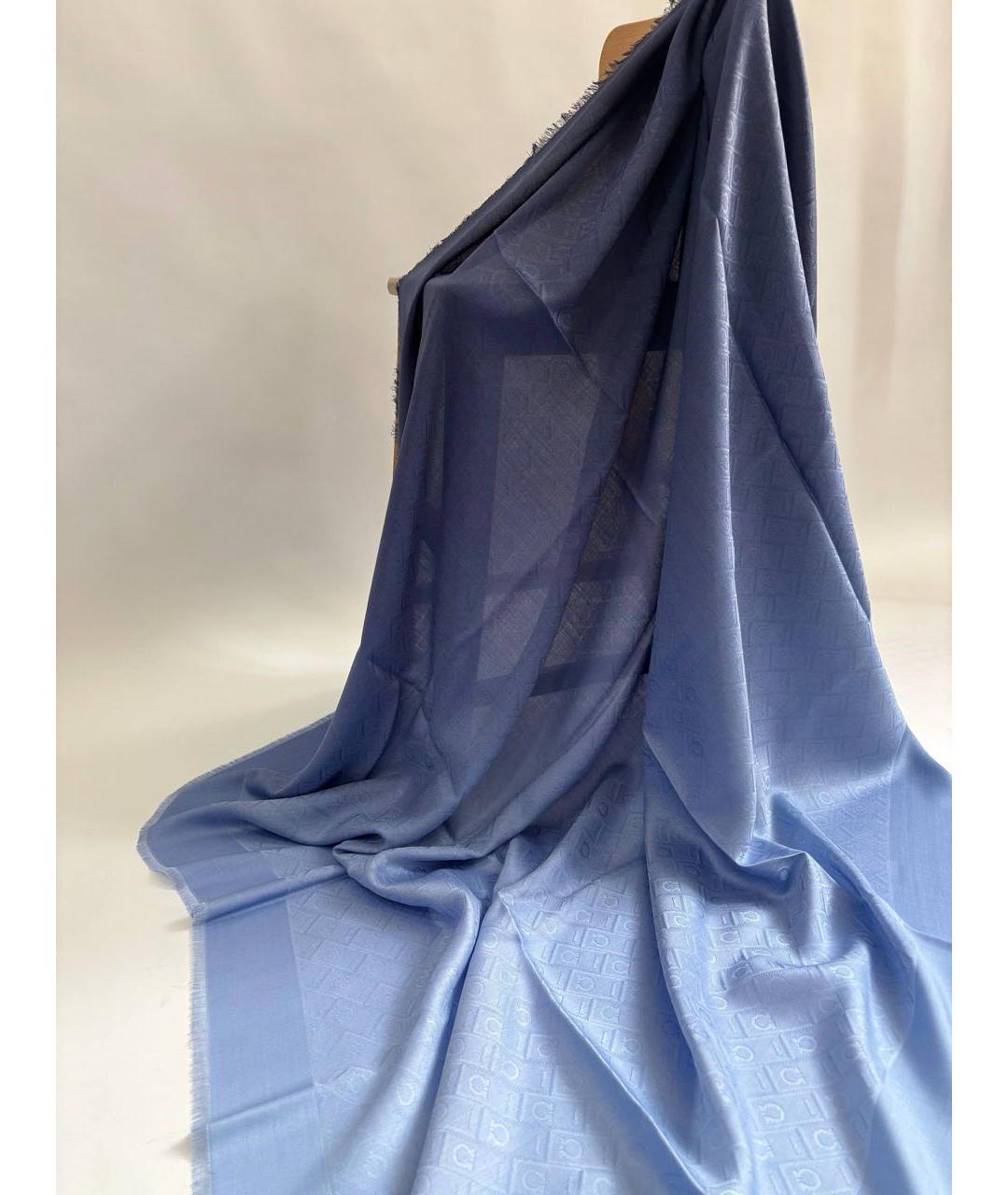 FERRAGAMO Синий платок, фото 5