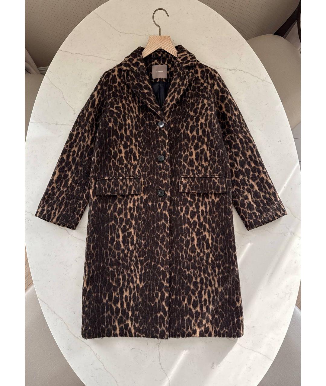 12 STOREEZ Коричневое шерстяное пальто, фото 2