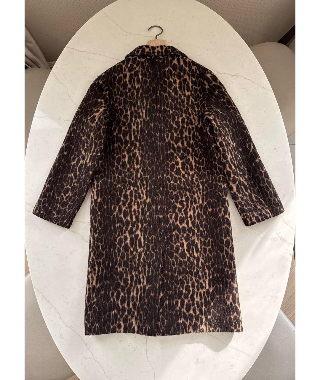 12 STOREEZ Коричневое шерстяное пальто, фото 4