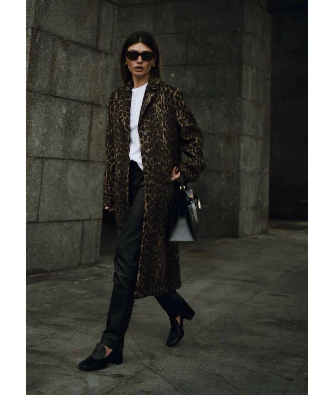 12 STOREEZ Коричневое шерстяное пальто, фото 6