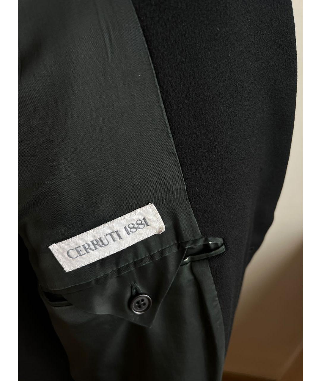 CERRUTI 1881 Черное кашемировое пальто, фото 3