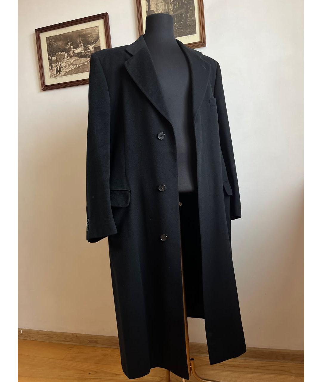 CERRUTI 1881 Черное кашемировое пальто, фото 9