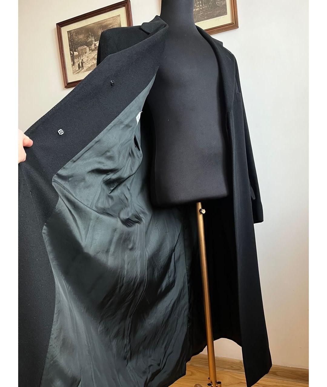 CERRUTI 1881 Черное кашемировое пальто, фото 5