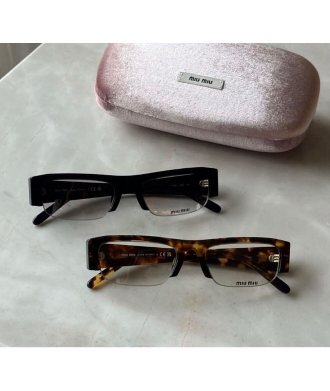 MIU MIU Коричневые солнцезащитные очки, фото 4