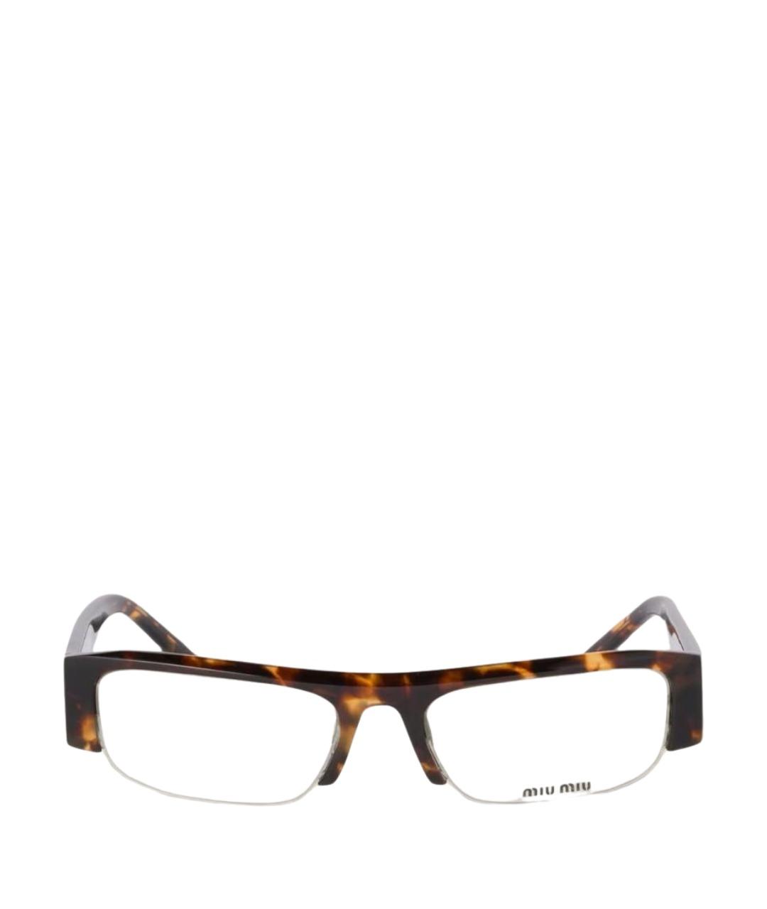 MIU MIU Коричневые солнцезащитные очки, фото 1