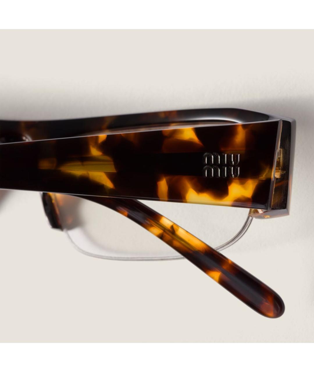 MIU MIU Коричневые солнцезащитные очки, фото 3