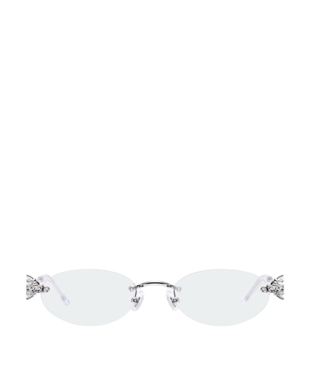 GENTLE MONSTER Серебряные металлические солнцезащитные очки, фото 1
