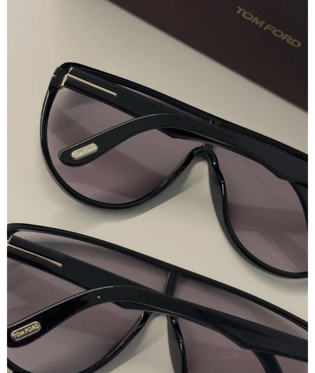 TOM FORD Черные солнцезащитные очки, фото 3
