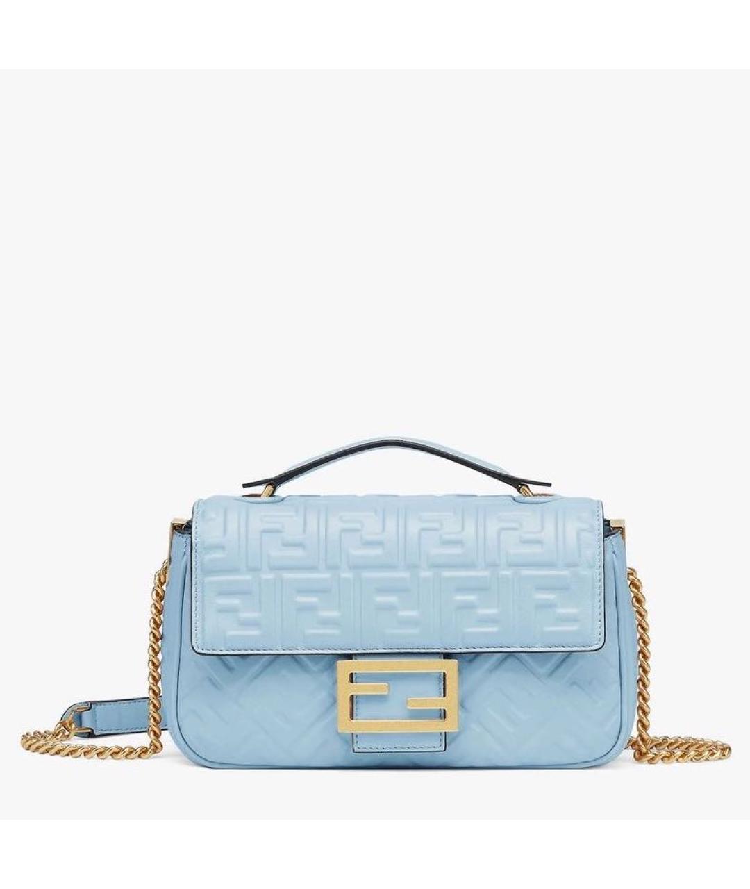 FENDI Кожаная сумка через плечо, фото 4