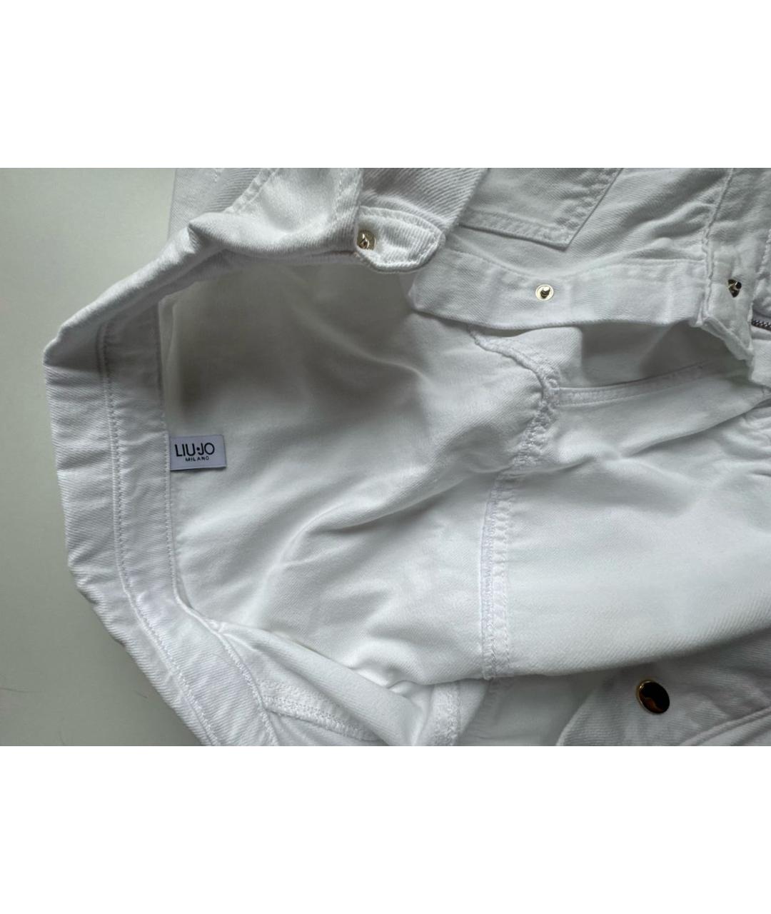 LIU JO Белое хлопковое платье, фото 3