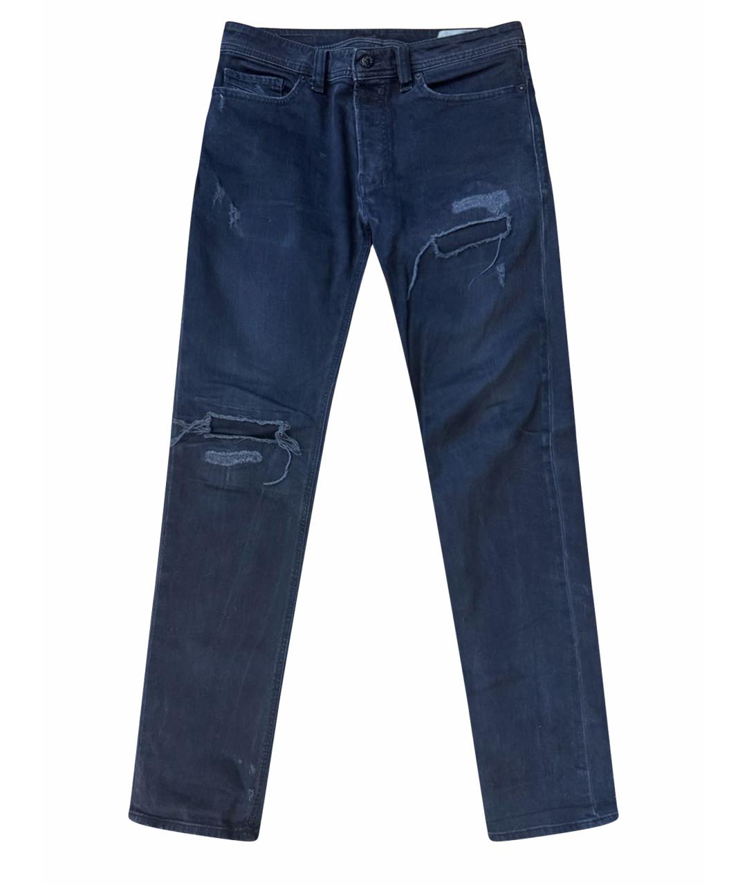 DIESEL Черные хлопковые джинсы скинни, фото 1