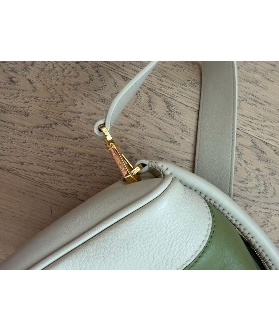 Elleme Бежевая кожаная сумка через плечо, фото 3