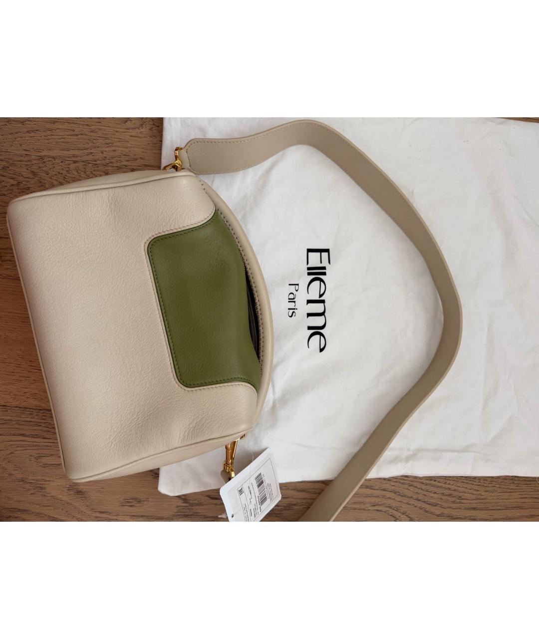 Elleme Бежевая кожаная сумка через плечо, фото 5