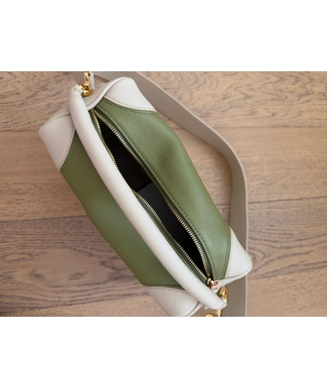 Elleme Бежевая кожаная сумка через плечо, фото 2