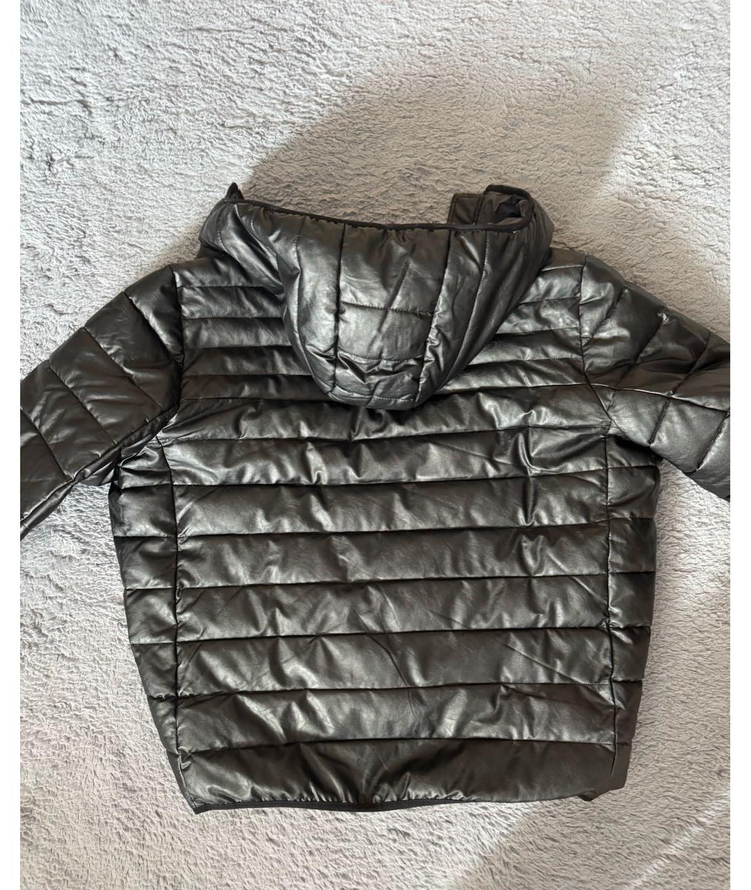 LEVI'S Коричневый полиуретановый пуховик, фото 2