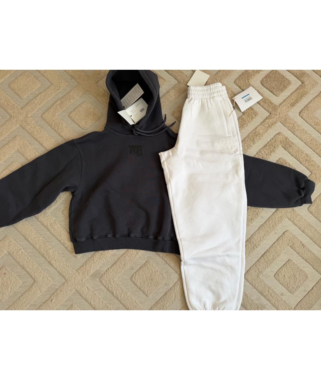 ALEXANDER WANG Белые хлопковые бриджи, фото 4