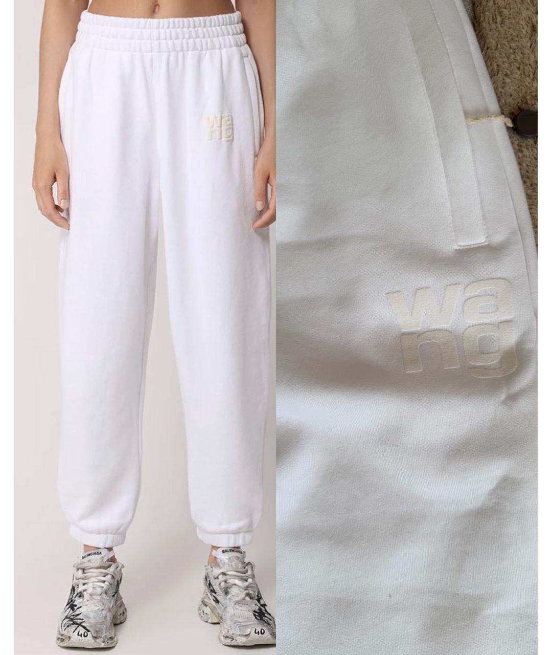 ALEXANDER WANG Белые хлопковые бриджи, фото 7