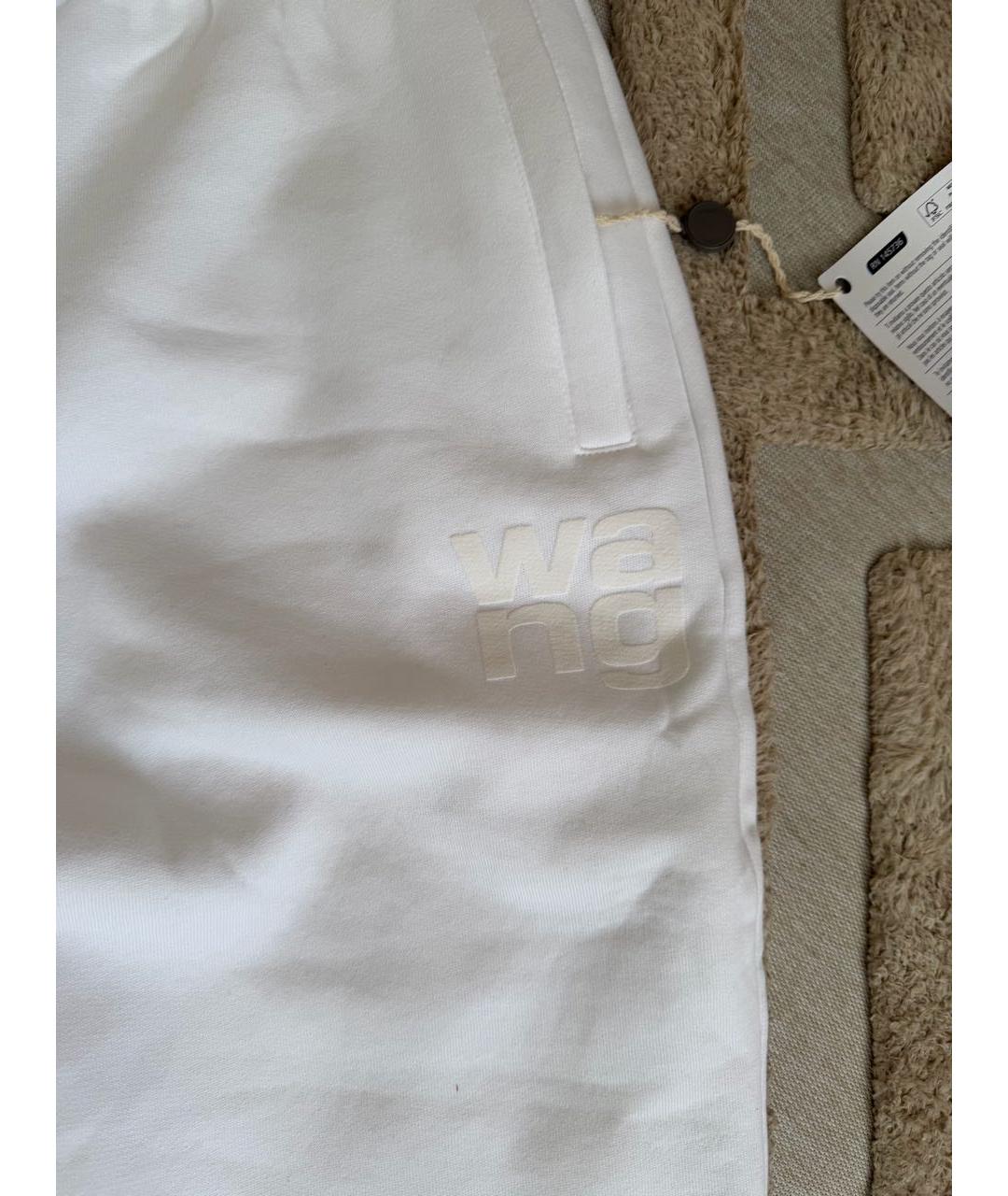 ALEXANDER WANG Белые хлопковые бриджи, фото 2