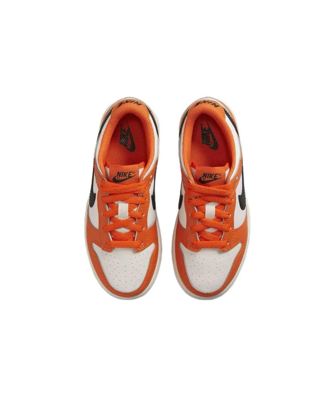 NIKE Оранжевое кожаные кеды, фото 3