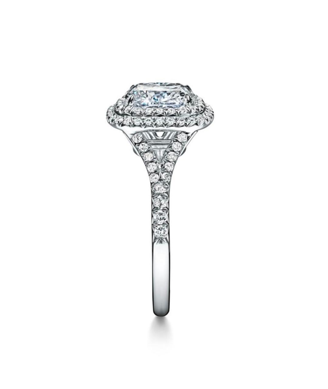 TIFFANY&CO Серебряное платиновое кольцо, фото 2
