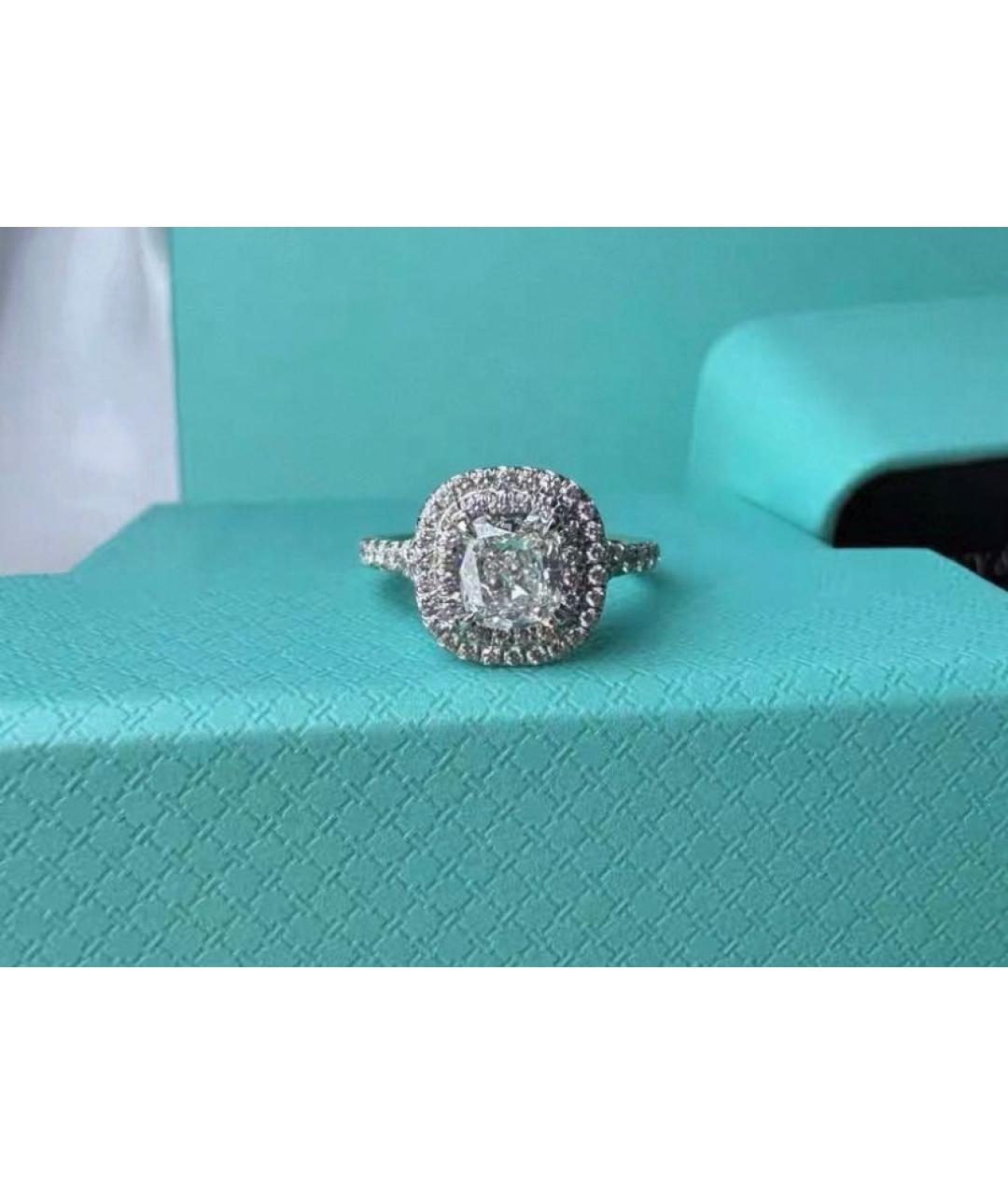 TIFFANY&CO Серебряное платиновое кольцо, фото 6