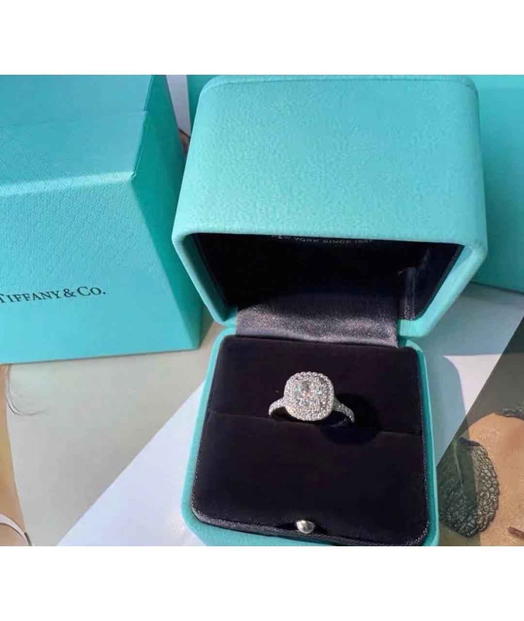 TIFFANY&CO Серебряное платиновое кольцо, фото 5