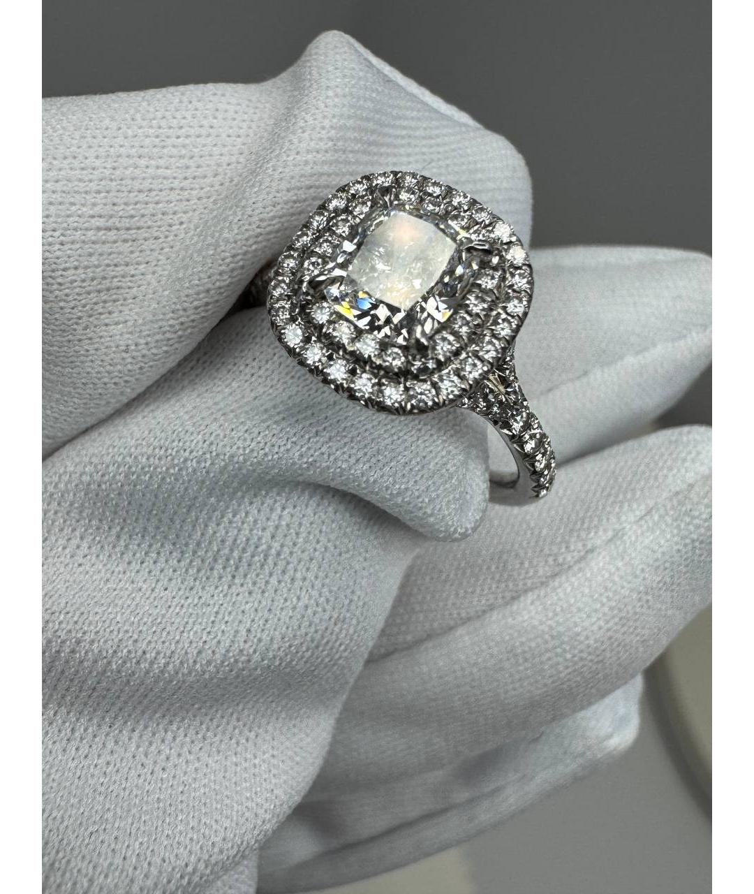 TIFFANY&CO Серебряное платиновое кольцо, фото 6
