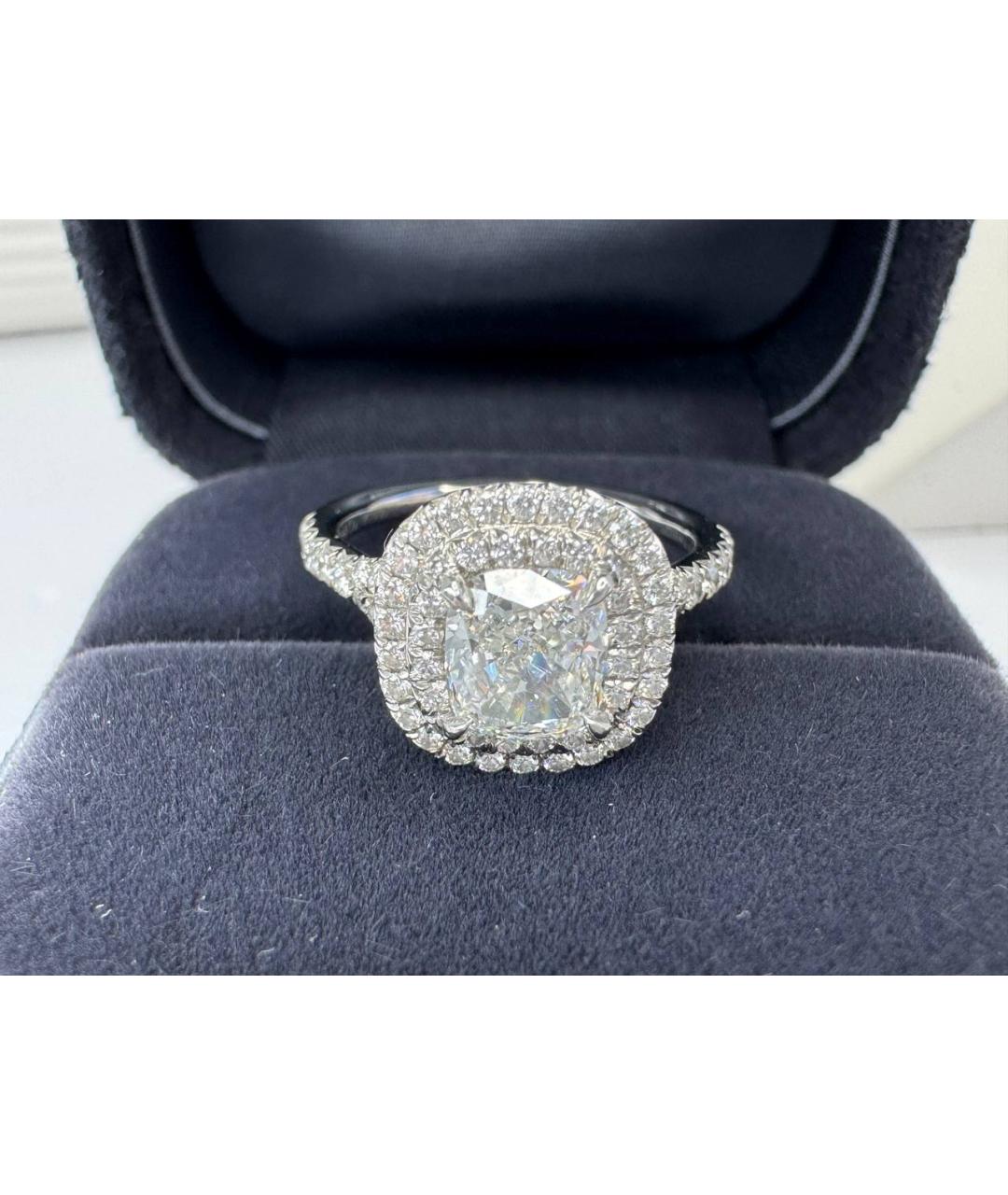 TIFFANY&CO Серебряное платиновое кольцо, фото 7