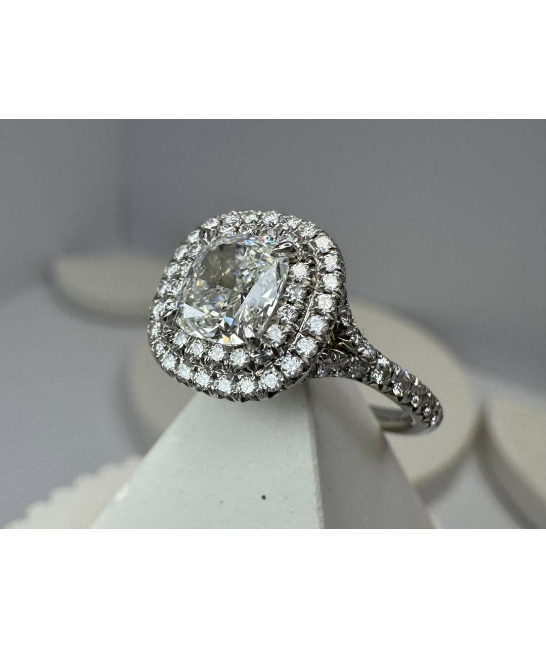 TIFFANY&CO Серебряное платиновое кольцо, фото 3