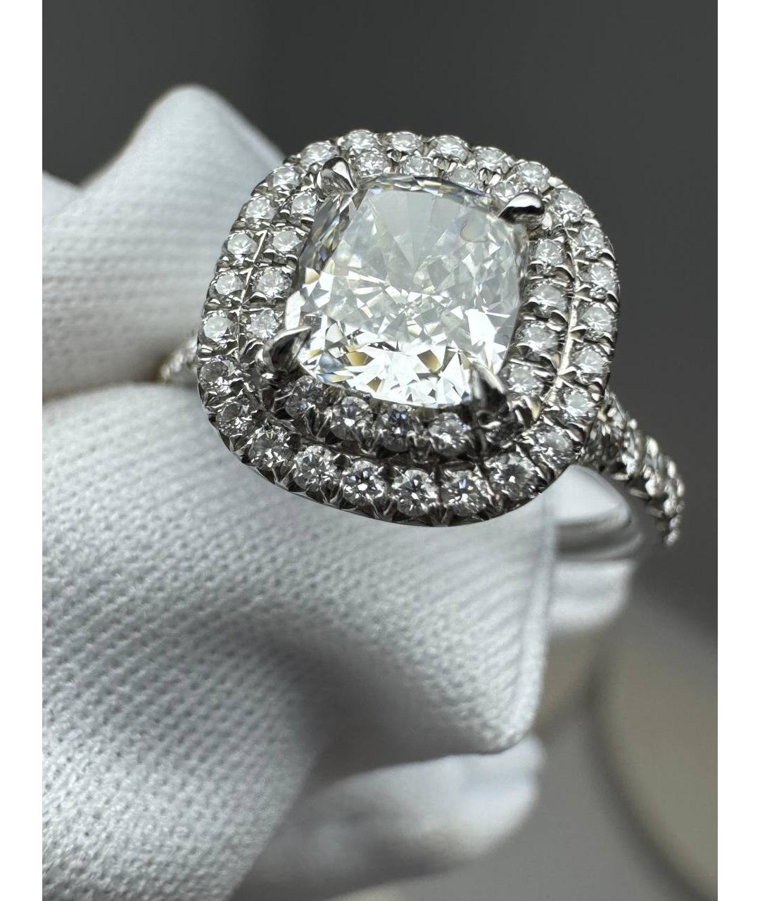 TIFFANY&CO Серебряное платиновое кольцо, фото 2