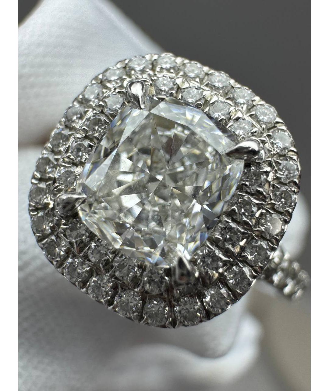 TIFFANY&CO Серебряное платиновое кольцо, фото 8