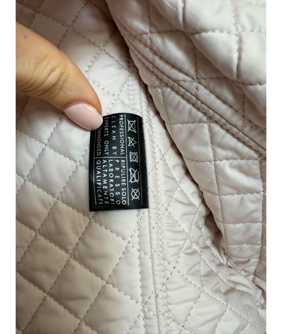 FERRAGAMO Коричневая кожаная куртка, фото 6