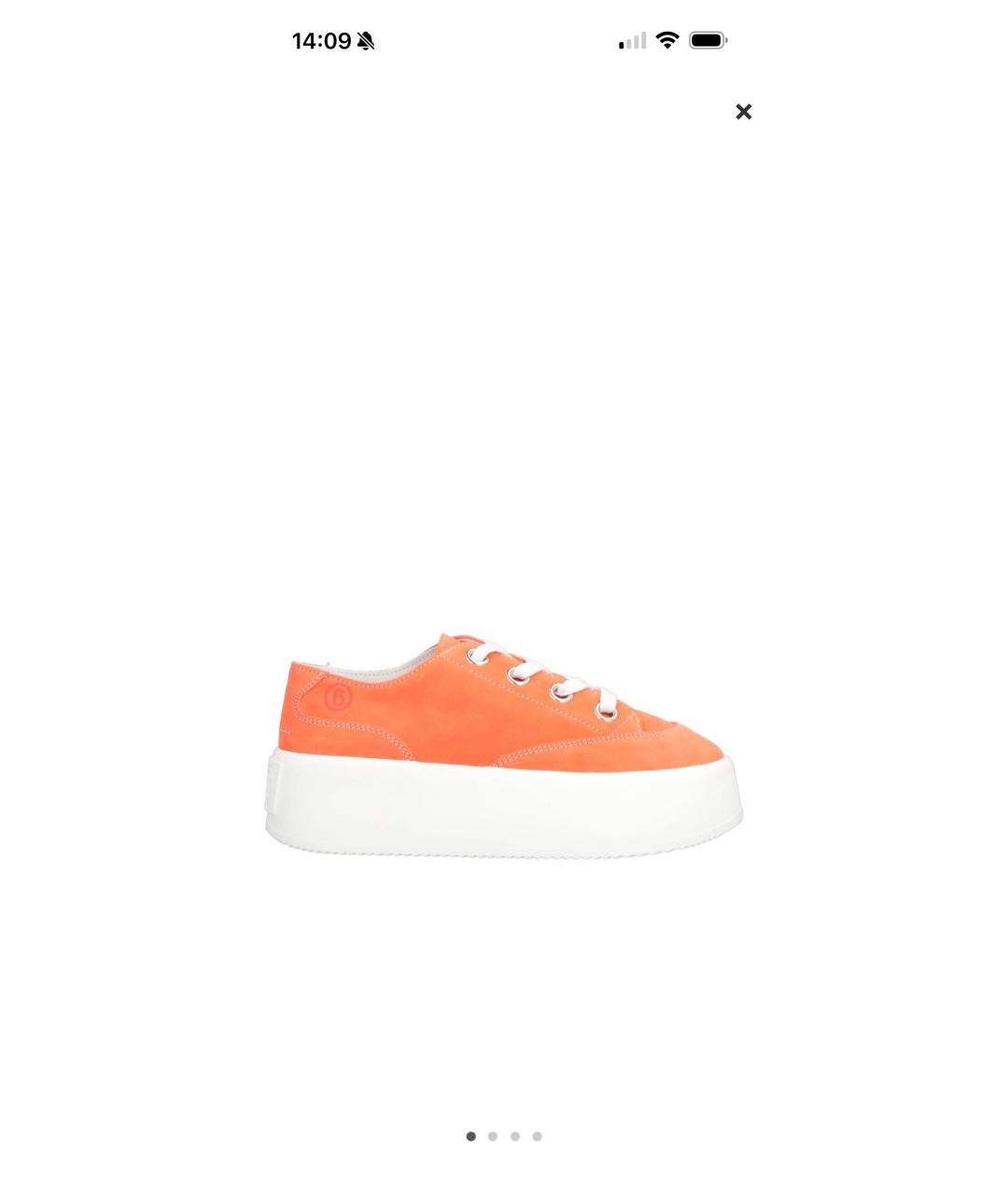 MM6 MAISON MARGIELA Замшевые кеды, фото 7